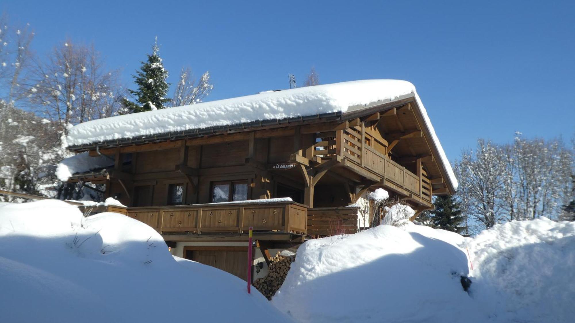 Chalet Le Solaret Villa Megève Buitenkant foto